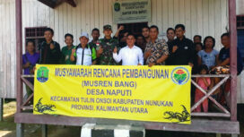 Salah satu kegiatan di Desa Naputi, Kecamatan Tulin Onsoi, Kabupaten Nunukan. (Foto: Onsoi Project)